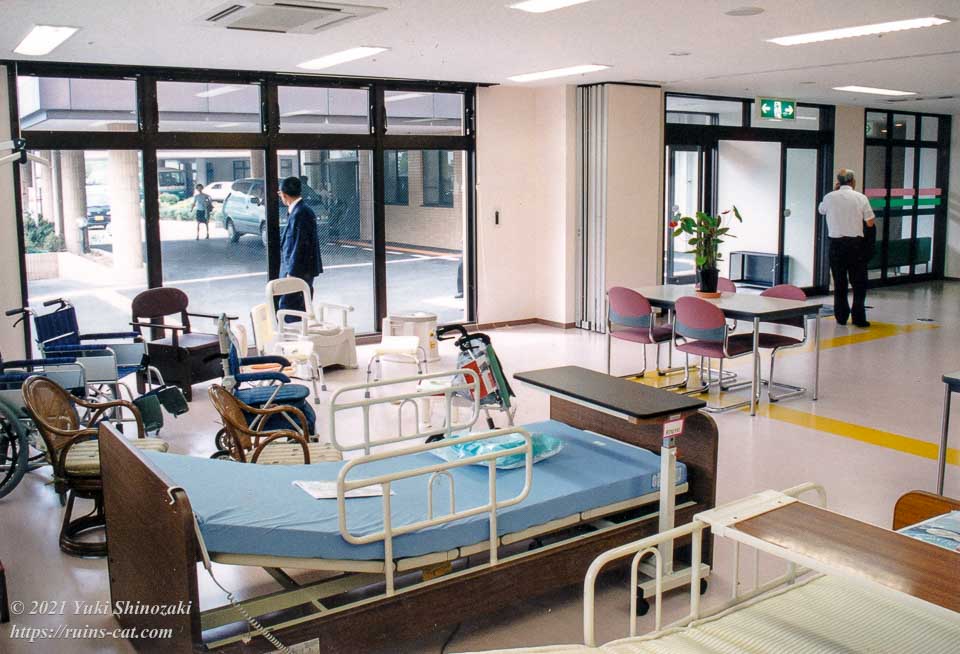 現役当時の福祉用具展示室（姫川病院）