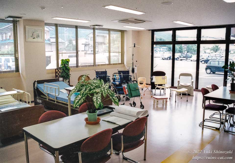 現役当時の福祉用具展示室（姫川病院）別角度より